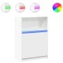 LED sideboard in white engineered wood 72x34x100 cm by , Sideboards - Ref: Foro24-852159, Price: 81,08 €, Discount: %