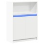 Sideboard mit LED-Beleuchtung aus weißem Ingenieurholz 72x34x100 cm von , Sideboards - Ref: Foro24-852159, Preis: 82,13 €, Ra...