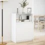 LED sideboard in white engineered wood 72x34x100 cm by , Sideboards - Ref: Foro24-852159, Price: 81,08 €, Discount: %