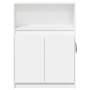 LED sideboard in white engineered wood 72x34x100 cm by , Sideboards - Ref: Foro24-852159, Price: 82,33 €, Discount: %