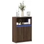Sideboard mit LED-Beleuchtung, Eichenholz in Braun, 72x34x100 cm. von , Sideboards - Ref: Foro24-852165, Preis: 76,44 €, Raba...