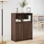 Sideboard mit LED-Beleuchtung, Eichenholz in Braun, 72x34x100 cm. von , Sideboards - Ref: Foro24-852165, Preis: 76,44 €, Raba...