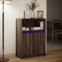 Sideboard mit LED-Beleuchtung, Eichenholz in Braun, 72x34x100 cm. von , Sideboards - Ref: Foro24-852165, Preis: 76,44 €, Raba...