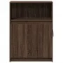 Sideboard mit LED-Beleuchtung, Eichenholz in Braun, 72x34x100 cm. von , Sideboards - Ref: Foro24-852165, Preis: 76,44 €, Raba...