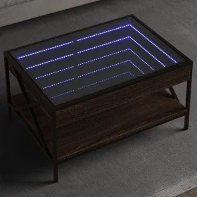 Couchtisch mit Infinity LED in Eichenbraun 70x50x38 cm von , Couchtisch - Ref: Foro24-847706, Preis: 91,05 €, Rabatt: %