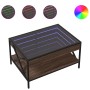 Couchtisch mit Infinity LED in Eichenbraun 70x50x38 cm von , Couchtisch - Ref: Foro24-847706, Preis: 92,15 €, Rabatt: %