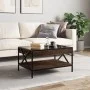 Coffee table with Infinity LED brown oak 70x50x38 cm by , Coffee table - Ref: Foro24-847706, Price: 91,05 €, Discount: %