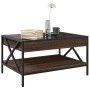 Coffee table with Infinity LED brown oak 70x50x38 cm by , Coffee table - Ref: Foro24-847706, Price: 92,15 €, Discount: %