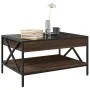 Coffee table with Infinity LED brown oak 70x50x38 cm by , Coffee table - Ref: Foro24-847706, Price: 91,05 €, Discount: %