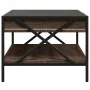 Coffee table with Infinity LED brown oak 70x50x38 cm by , Coffee table - Ref: Foro24-847706, Price: 91,05 €, Discount: %