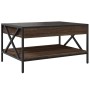 Coffee table with Infinity LED brown oak 70x50x38 cm by , Coffee table - Ref: Foro24-847706, Price: 92,15 €, Discount: %