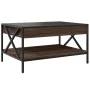 Coffee table with Infinity LED brown oak 70x50x38 cm by , Coffee table - Ref: Foro24-847706, Price: 91,05 €, Discount: %