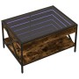 Mitteltisch mit Infinity LED in geräucherter Eiche 70x50x38 cm von , Couchtisch - Ref: Foro24-847704, Preis: 89,99 €, Rabatt: %