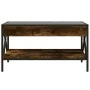 Coffee table with Infinity LED smoked oak 70x50x38 cm by , Coffee table - Ref: Foro24-847704, Price: 88,84 €, Discount: %