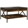 Coffee table with Infinity LED smoked oak 70x50x38 cm by , Coffee table - Ref: Foro24-847704, Price: 89,99 €, Discount: %
