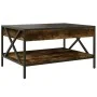 Coffee table with Infinity LED smoked oak 70x50x38 cm by , Coffee table - Ref: Foro24-847704, Price: 88,84 €, Discount: %