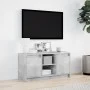 TV-Schrank aus grauem Beton-Ingenieurholz mit LED-Beleuchtung, 100x34x50 cm. von , TV-Möbel - Ref: Foro24-852190, Preis: 80,8...