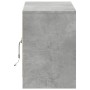 Mueble de TV LED madera ingeniería gris hormigón 100x34x50 cm de , Muebles TV - Ref: Foro24-852190, Precio: 82,15 €, Descuent...