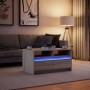 Mitteltisch mit LED-Lichtern aus Sonoma-Eichen-Ingenieurholz von , Couchtisch - Ref: Foro24-851993, Preis: 97,39 €, Rabatt: %