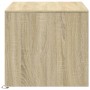 Center table with LED lights made of Sonoma oak engineered wood by , Coffee table - Ref: Foro24-851993, Price: 97,39 €, Disco...