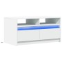 LED-Beistelltisch aus weißem Ingenieurholz mit Beleuchtung von , Couchtisch - Ref: Foro24-851991, Preis: 90,67 €, Rabatt: %