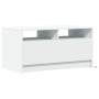 Mesa de centro con luces LED madera ingeniería blanca de , Mesas de centro - Ref: Foro24-851991, Precio: 90,67 €, Descuento: %