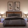 Nachttische mit LED-Lichtern 2 Stück weißes Ingenieurholz von , Nachttische - Ref: Foro24-852034, Preis: 83,83 €, Rabatt: %