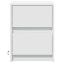 Bedside tables with LED lights 2 units white engineered wood by , Nightstands - Ref: Foro24-852034, Price: 83,74 €, Discount: %