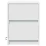 Nachttische mit LED-Lichtern 2 Stück weißes Ingenieurholz von , Nachttische - Ref: Foro24-852034, Preis: 82,78 €, Rabatt: %