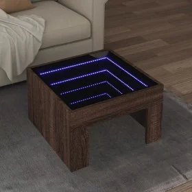 Couchtisch mit Infinity LED in Eichenbraun 50x50x30 cm von , Couchtisch - Ref: Foro24-847608, Preis: 69,84 €, Rabatt: %