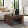 Coffee table with Infinity LED brown oak 50x50x30 cm by , Coffee table - Ref: Foro24-847608, Price: 70,65 €, Discount: %
