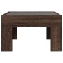 Coffee table with Infinity LED brown oak 50x50x30 cm by , Coffee table - Ref: Foro24-847608, Price: 70,65 €, Discount: %