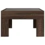 Coffee table with Infinity LED brown oak 50x50x30 cm by , Coffee table - Ref: Foro24-847608, Price: 69,84 €, Discount: %