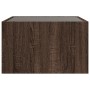 Coffee table with Infinity LED brown oak 50x50x30 cm by , Coffee table - Ref: Foro24-847608, Price: 70,65 €, Discount: %