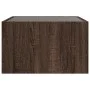 Coffee table with Infinity LED brown oak 50x50x30 cm by , Coffee table - Ref: Foro24-847608, Price: 69,84 €, Discount: %