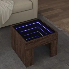 Couchtisch mit Infinity LED in Eichenbraun 40x40x30 cm von , Couchtisch - Ref: Foro24-847601, Preis: 56,87 €, Rabatt: %