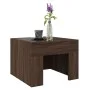 Coffee table with Infinity LED brown oak 40x40x30 cm by , Coffee table - Ref: Foro24-847601, Price: 56,87 €, Discount: %