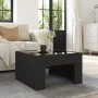 Coffee table with Infinity LED black 50x50x30 cm by , Coffee table - Ref: Foro24-847603, Price: 69,72 €, Discount: %