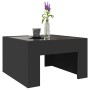 Coffee table with Infinity LED black 50x50x30 cm by , Coffee table - Ref: Foro24-847603, Price: 70,54 €, Discount: %