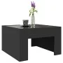 Coffee table with Infinity LED black 50x50x30 cm by , Coffee table - Ref: Foro24-847603, Price: 69,72 €, Discount: %