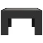Coffee table with Infinity LED black 50x50x30 cm by , Coffee table - Ref: Foro24-847603, Price: 69,72 €, Discount: %