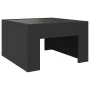 Coffee table with Infinity LED black 50x50x30 cm by , Coffee table - Ref: Foro24-847603, Price: 69,72 €, Discount: %