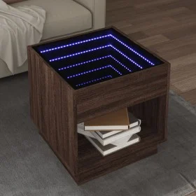 Couchtisch mit Infinity LED in Eichenbraun 50x50x50 cm von , Couchtisch - Ref: Foro24-847657, Preis: 84,54 €, Rabatt: %