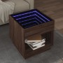 Couchtisch mit Infinity LED in Eichenbraun 50x50x50 cm von , Couchtisch - Ref: Foro24-847657, Preis: 85,73 €, Rabatt: %