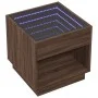 Couchtisch mit Infinity LED in Eichenbraun 50x50x50 cm von , Couchtisch - Ref: Foro24-847657, Preis: 84,54 €, Rabatt: %