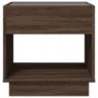 Coffee table with Infinity LED brown oak 50x50x50 cm by , Coffee table - Ref: Foro24-847657, Price: 84,54 €, Discount: %