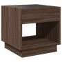 Coffee table with Infinity LED brown oak 50x50x50 cm by , Coffee table - Ref: Foro24-847657, Price: 84,54 €, Discount: %