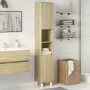 Engineered wood bathroom cabinet in Sonoma oak, 30.5x30x179 cm. by , Bathroom furniture - Ref: Foro24-849631, Price: 70,03 €,...
