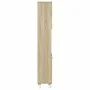 Armario de baño madera ingeniería roble Sonoma 30,5x30x179 cm de , Muebles de baño - Ref: Foro24-849631, Precio: 70,03 €, Des...