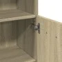 Armario de baño madera ingeniería roble Sonoma 30,5x30x179 cm de , Muebles de baño - Ref: Foro24-849631, Precio: 70,03 €, Des...
